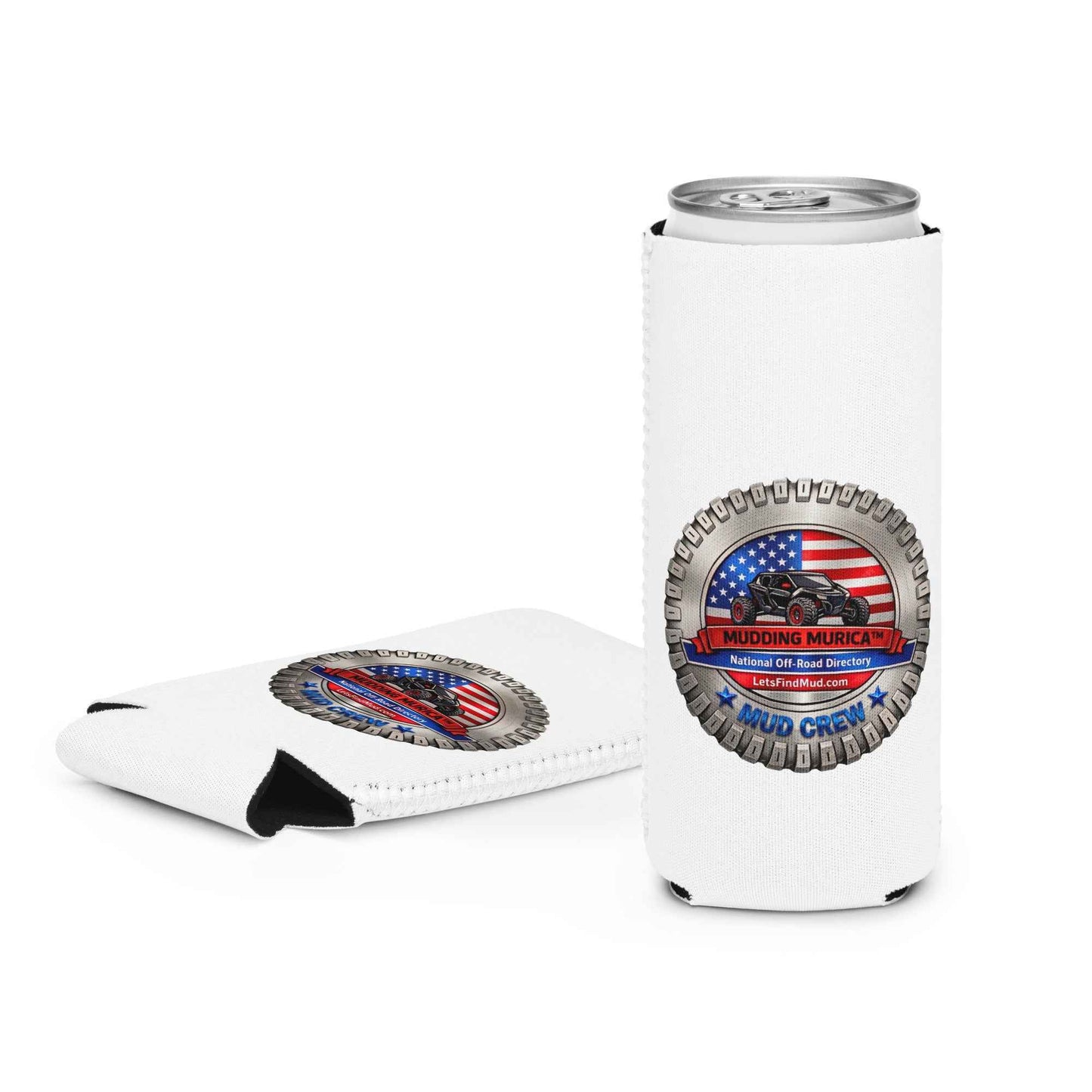 Mudding Murica Mud Crew Can Cooler | Off-Road Drink Sleeve