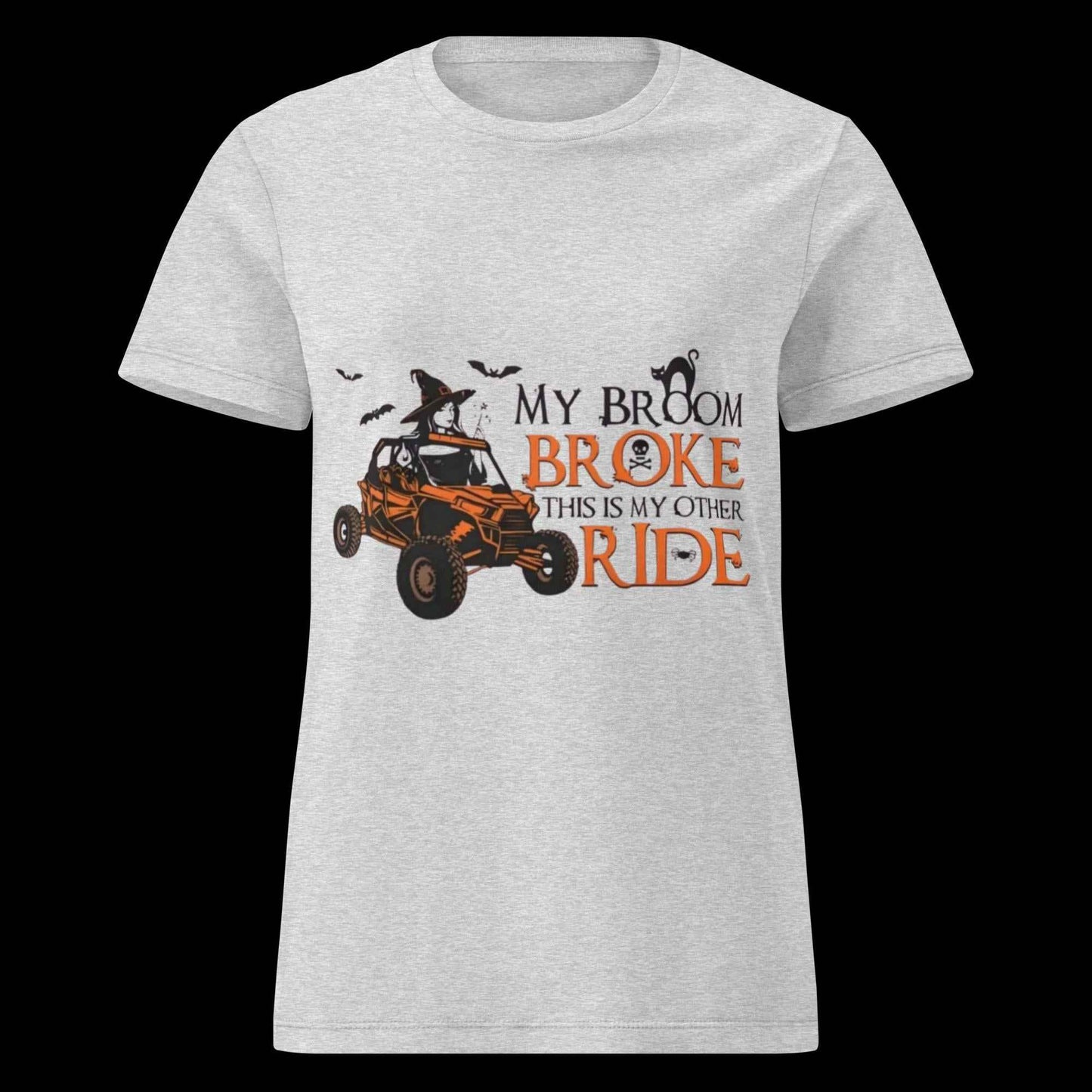 My Broom Broke Women’s basic softstyle t-shirt