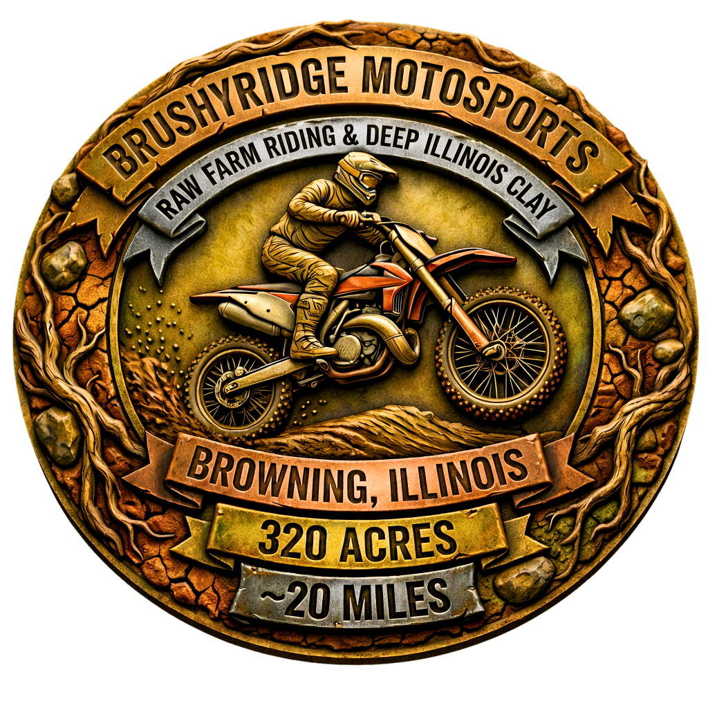 Brushy Ridge MotoSports: Illinois Woods for Bikes and Rigs