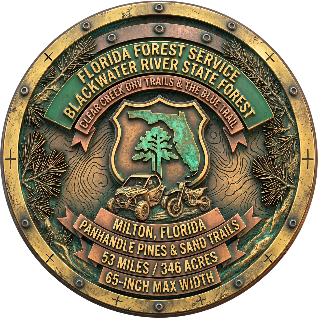 Clear Creek OHV, FL: Panhandle Pines &amp; The Blue Trail