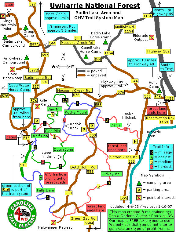 Uwharrie OHV Trail System: North Carolina’s Legendary Off-Road Playground