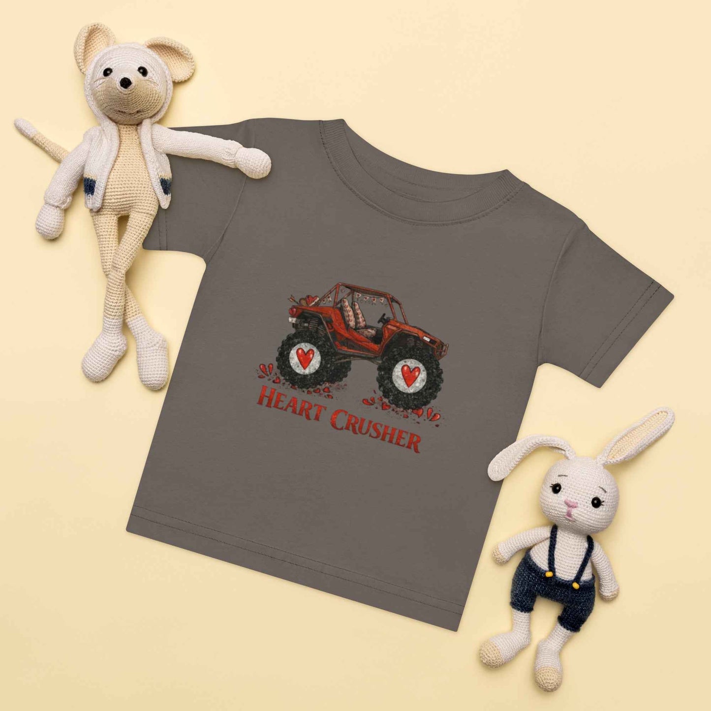 Heart Crusher | Mud Truck Baby Jersey T-Shirt