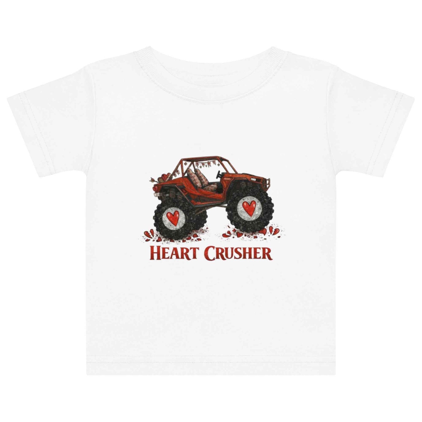Heart Crusher | Mud Truck Baby Jersey T-Shirt