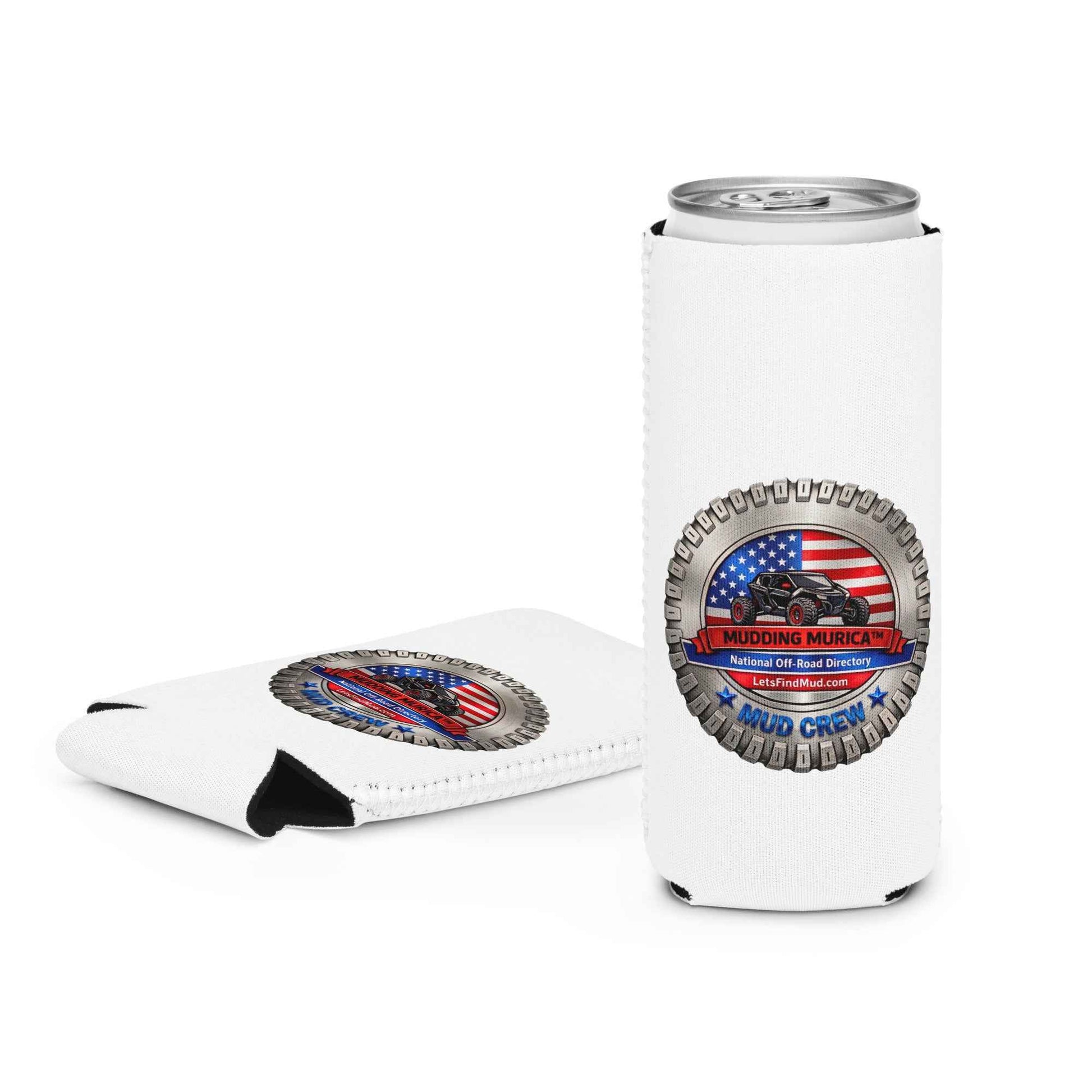 Mudding Murica Mud Crew Can Cooler | Off-Road Drink Sleeve