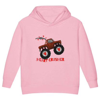Toddler Monster Truck "Heart Crusher" Fleece Hoodie