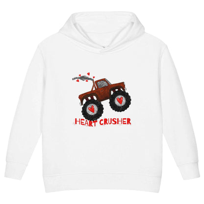 Toddler Monster Truck "Heart Crusher" Fleece Hoodie