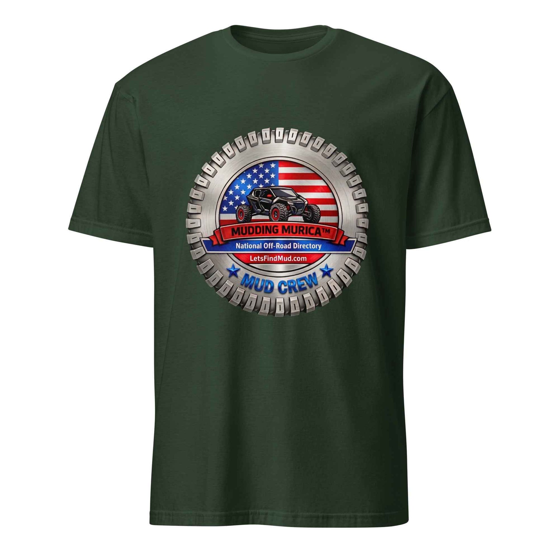 Mudding Murica Front Print Unisex T-Shirt