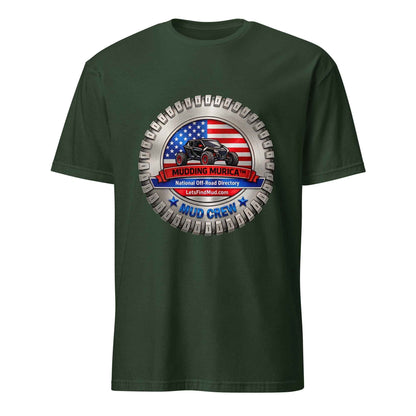 Mudding Murica Front Print Unisex T-Shirt