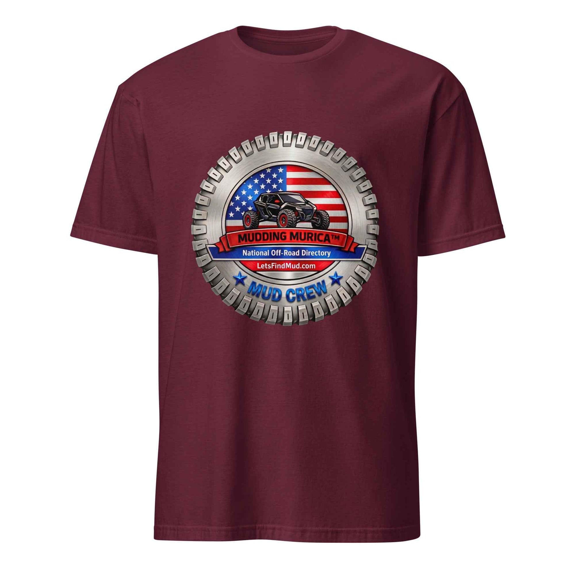 Mudding Murica Front Print Unisex T-Shirt