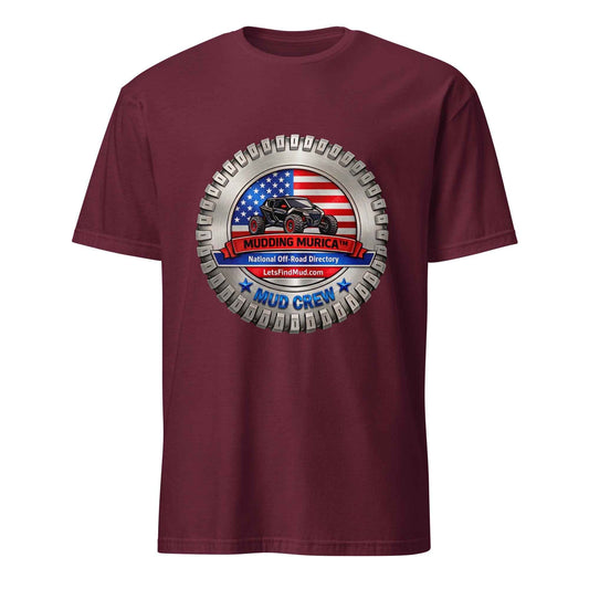Mudding Murica Front Print Unisex T-Shirt