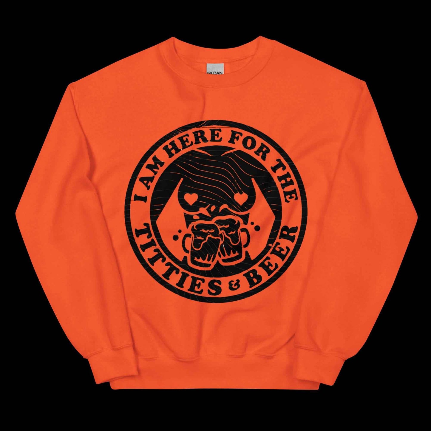 Here for Titties & Beer Unisex Sweatshirt