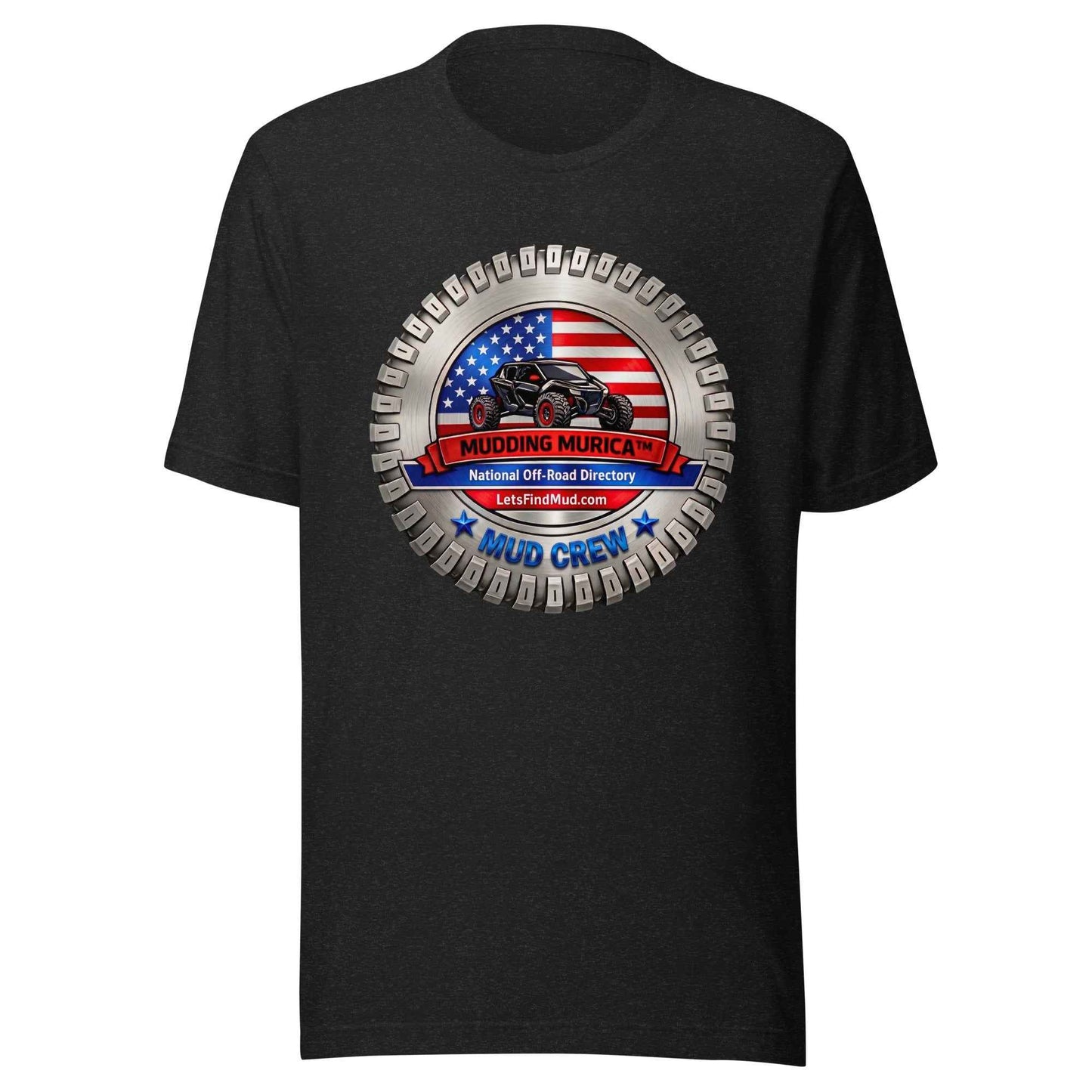 Mudding Murica Front Print Unisex T-Shirt