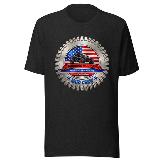 Mudding Murica Front Print Unisex T-Shirt