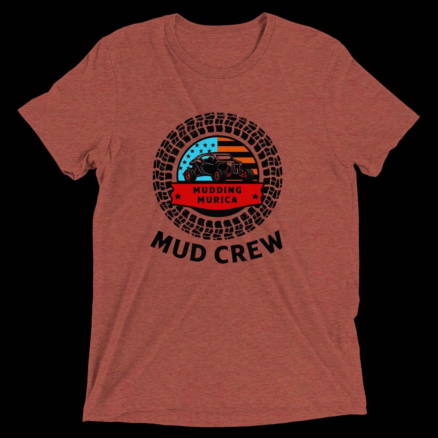 Mudding Murica Mud Crew Dri - Blend T-Shirt