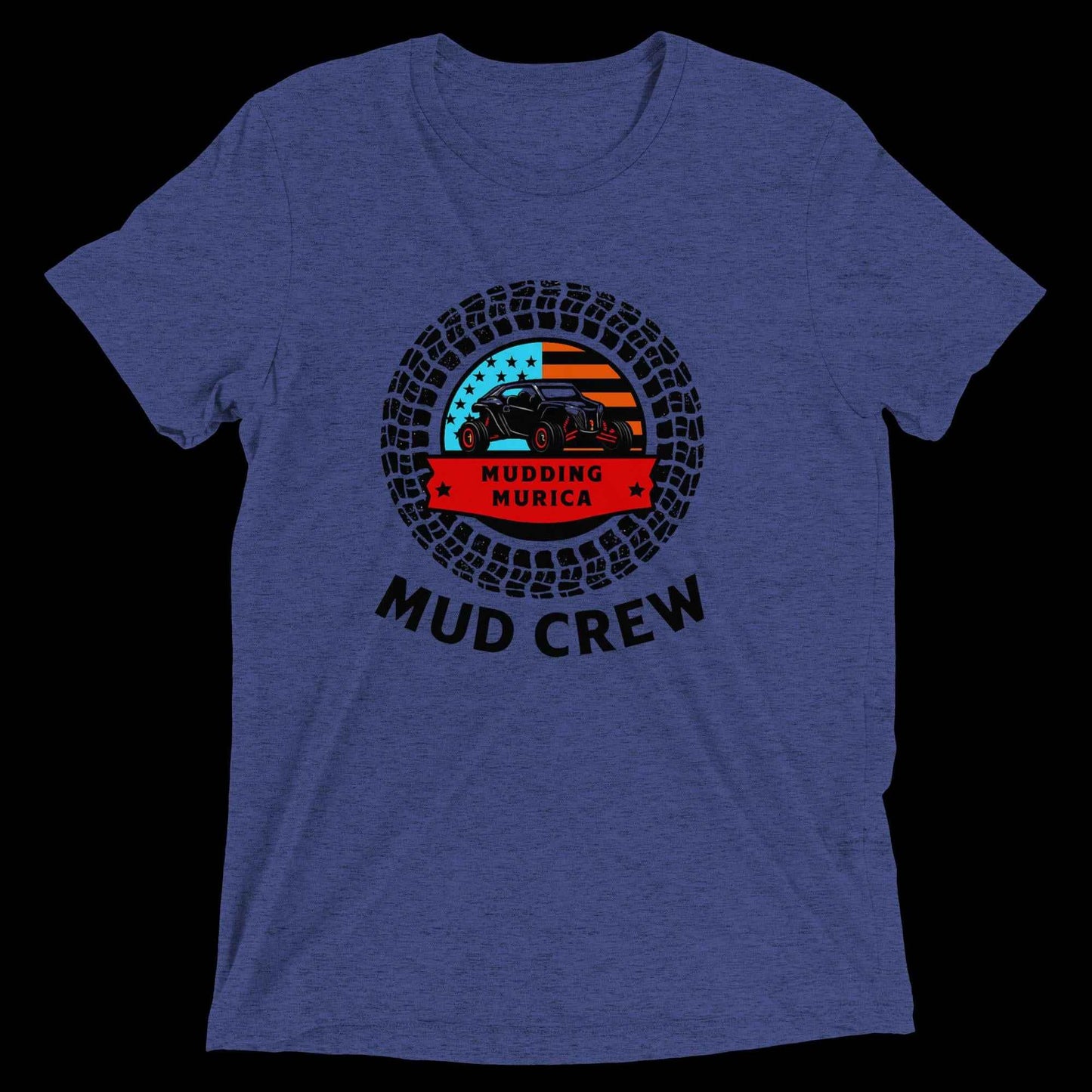 Mudding Murica Mud Crew Dri - Blend T-Shirt
