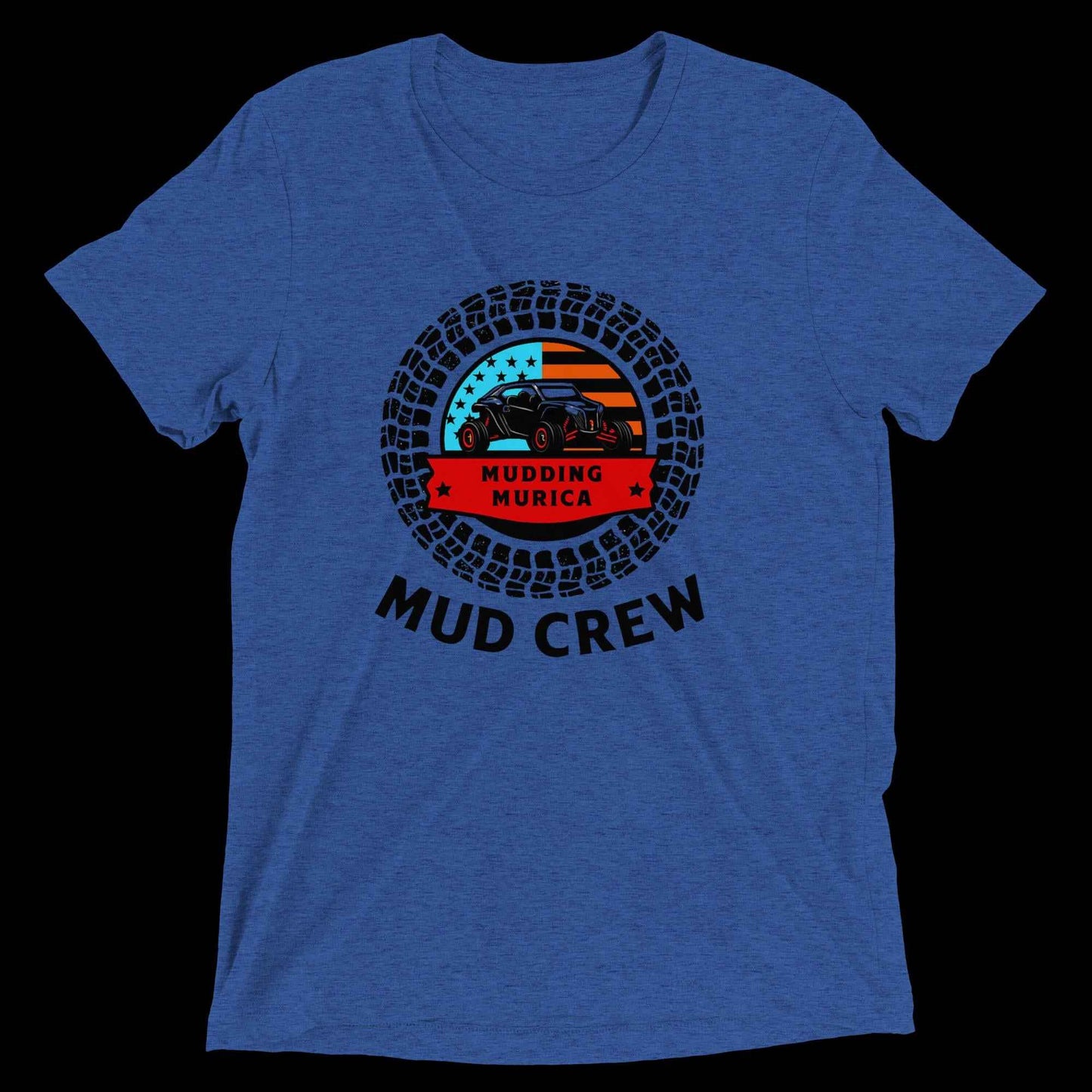 Mudding Murica Mud Crew Dri - Blend T-Shirt
