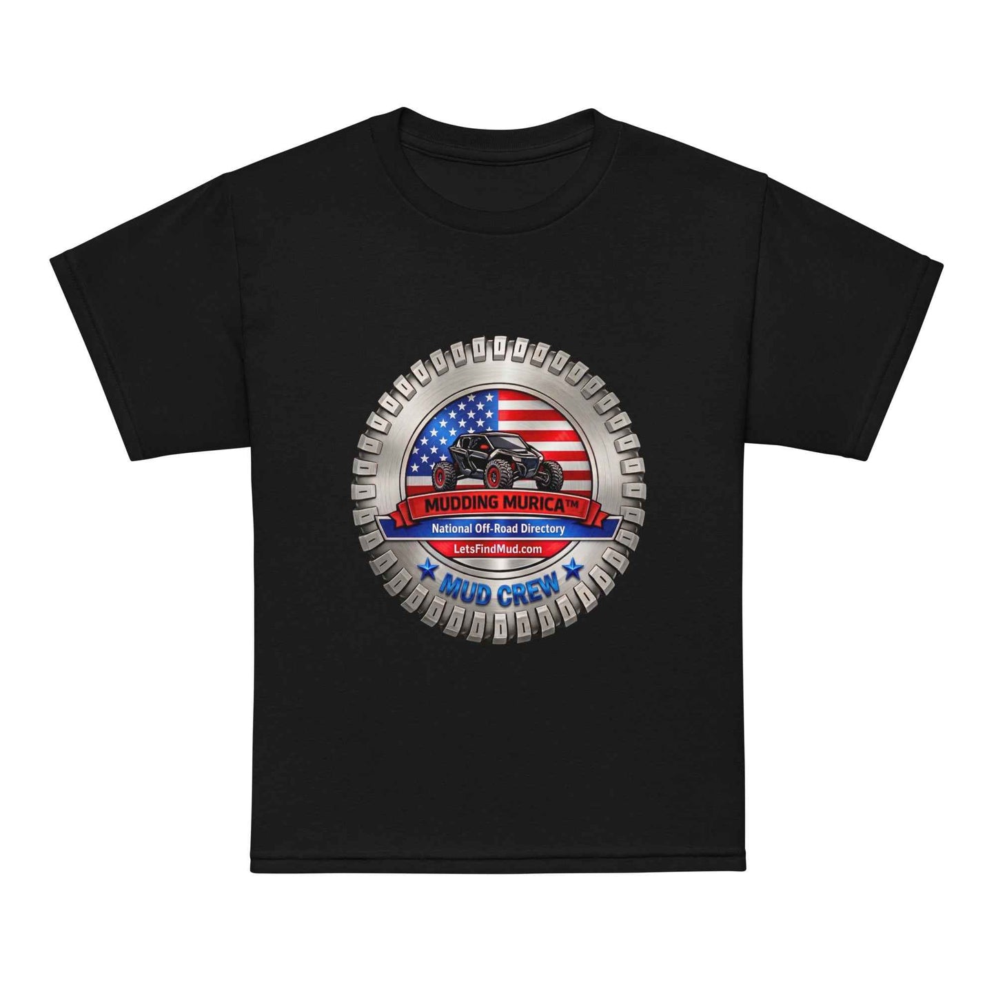 Mudding Murica Mud Crew Youth Shirt | Off-Road Kids Graphic Tee