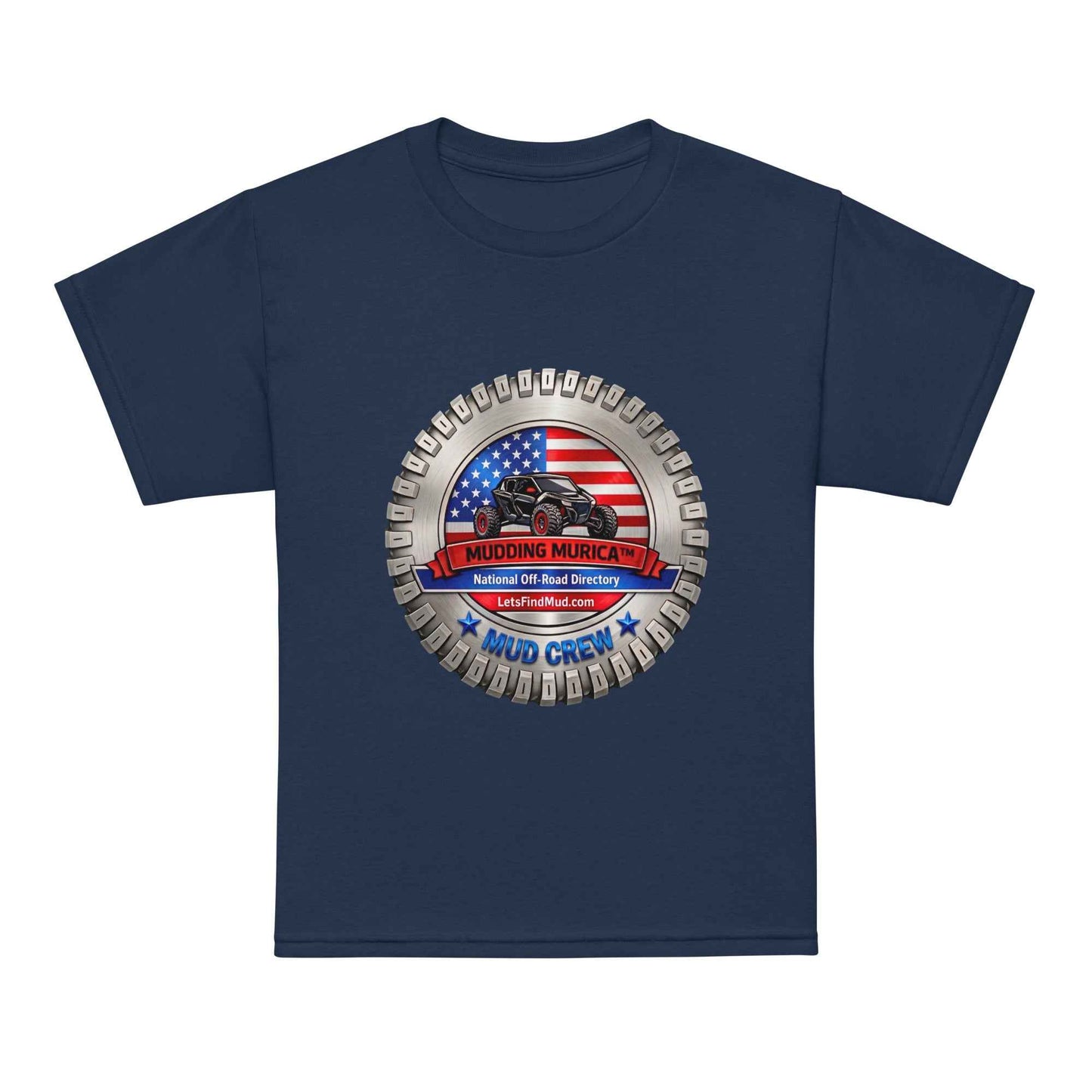 Mudding Murica Mud Crew Youth Shirt | Off-Road Kids Graphic Tee